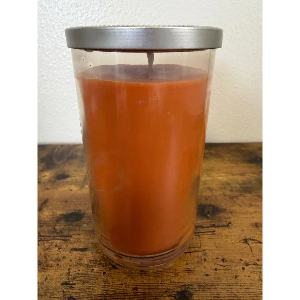 Yankee Candle Honey Clementine 14.25 oz Single Wick Tumbler Jar Orange Wax